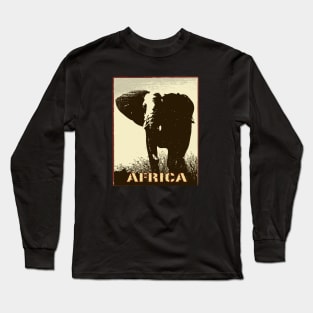 Africa Elephant Long Sleeve T-Shirt